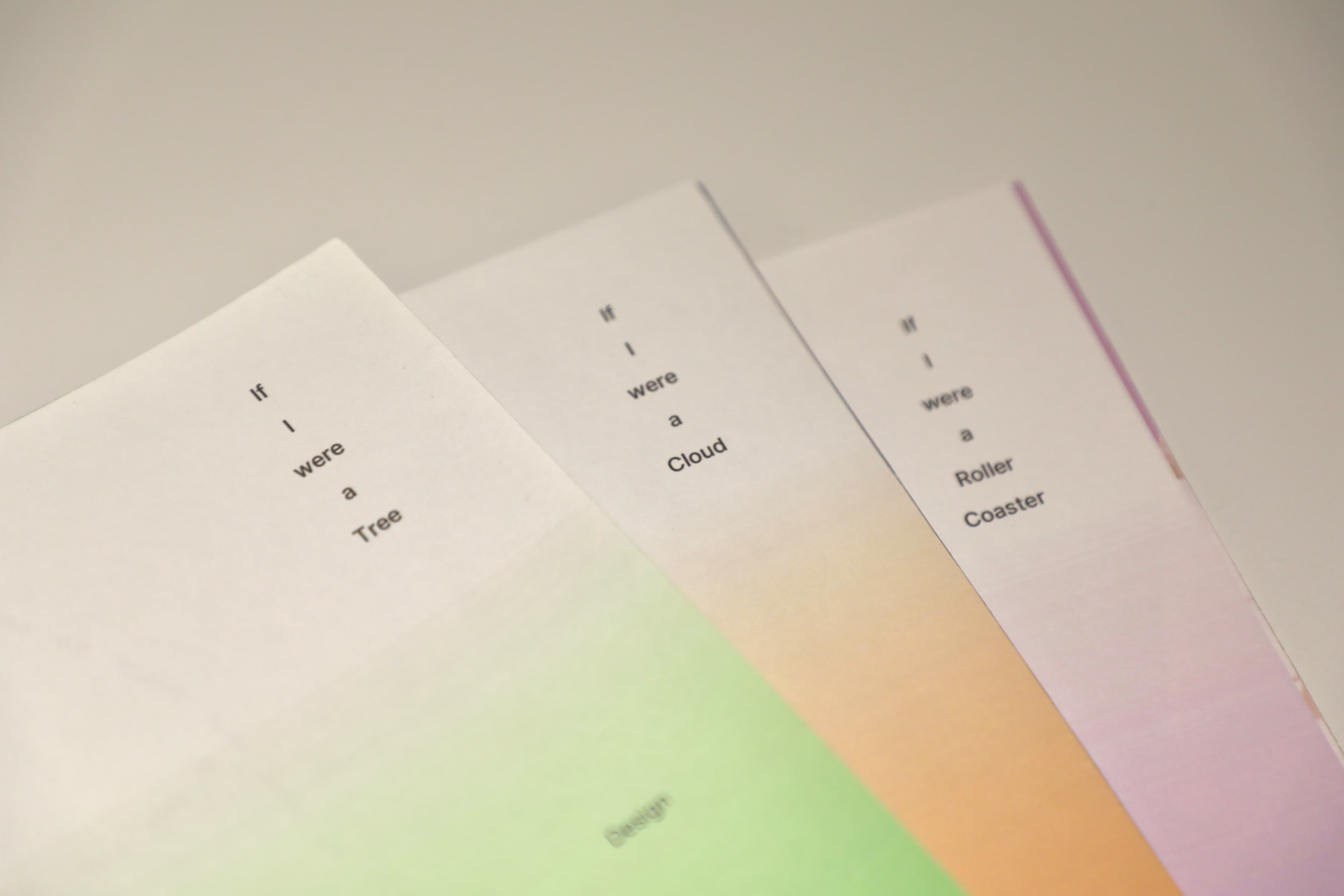 Close view of the three If I Were book covers