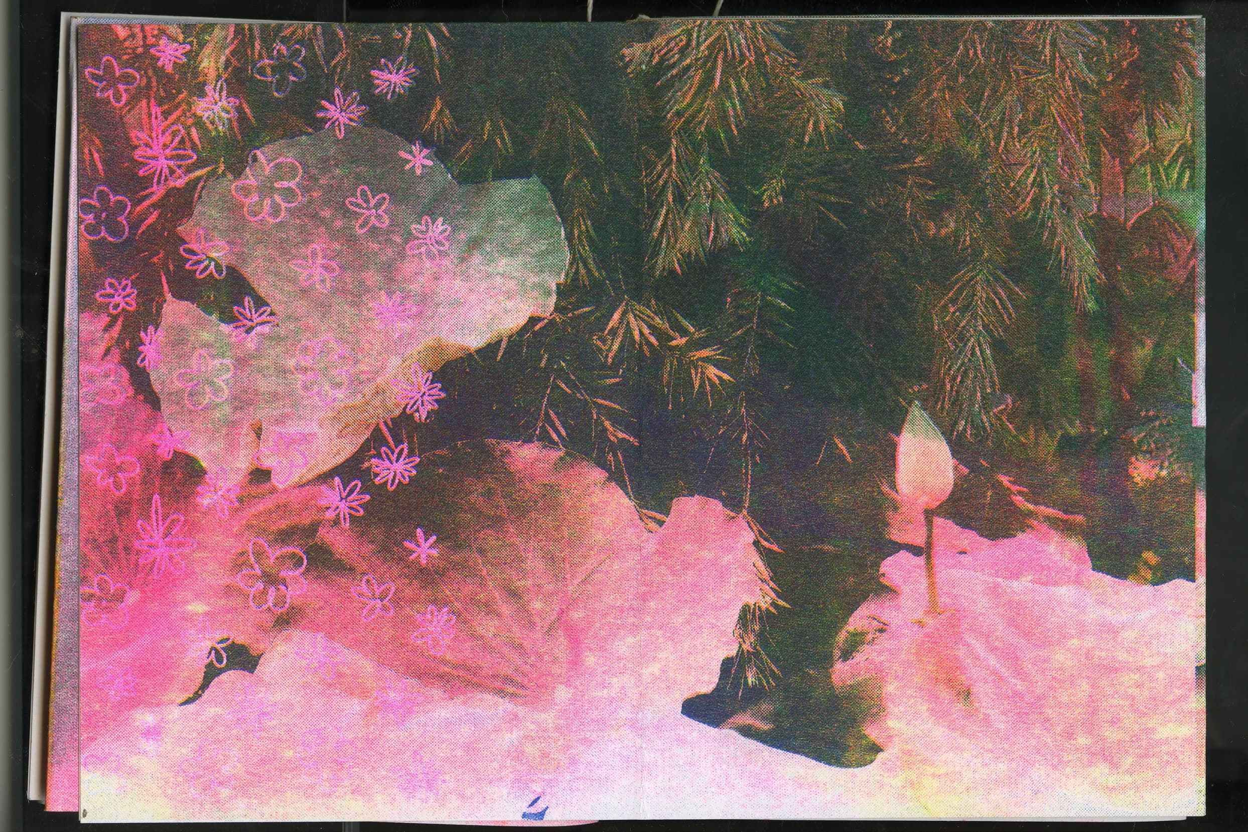 Flower RISO Zine spread 6