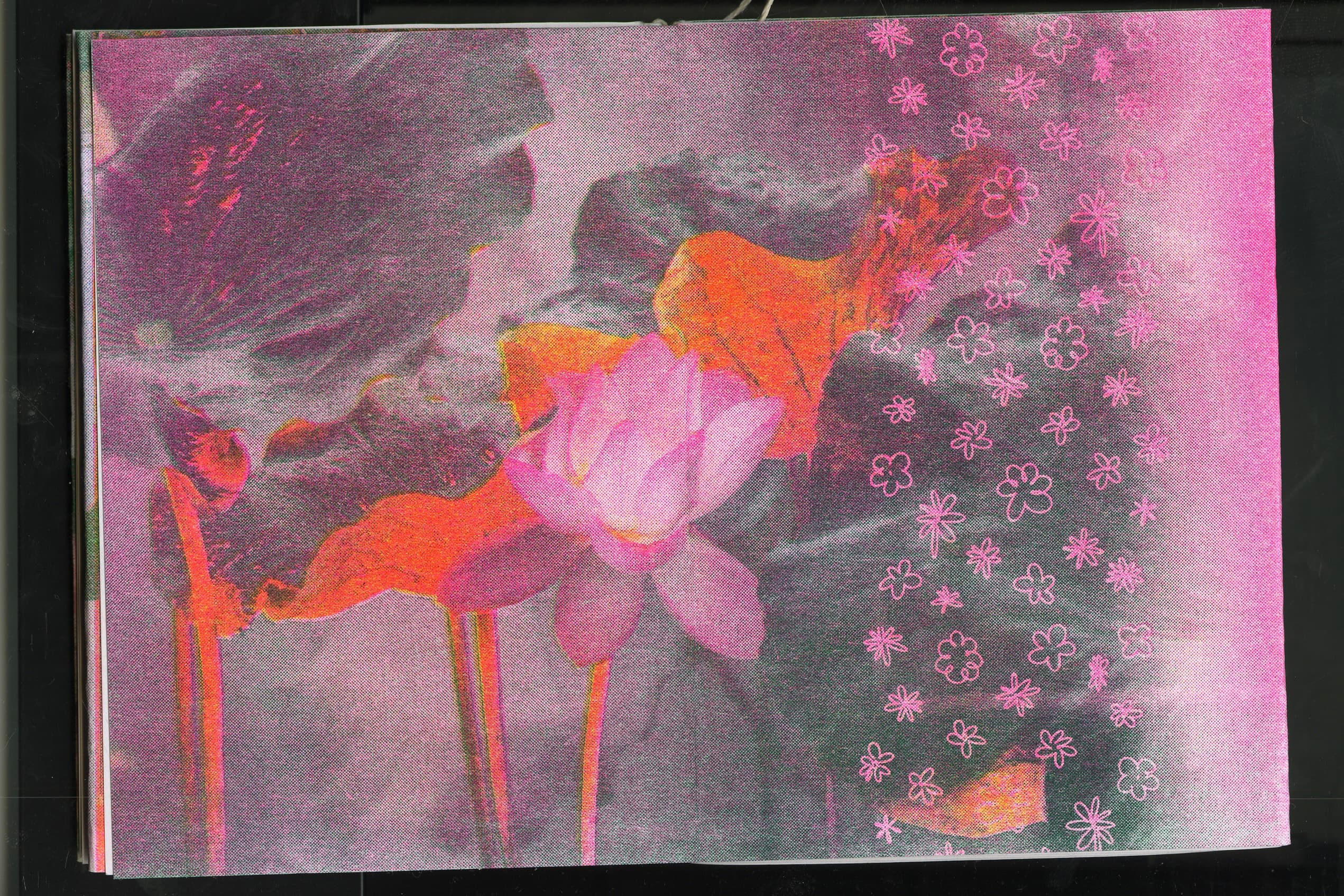 Flower RISO Zine spread 9