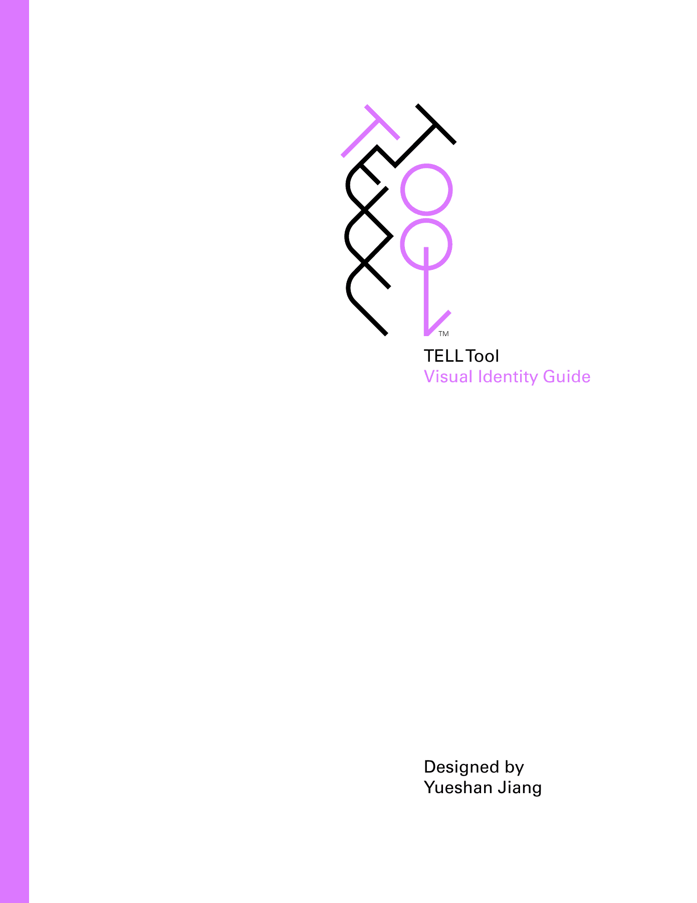 Cover of the TELL Tool visual identity guide