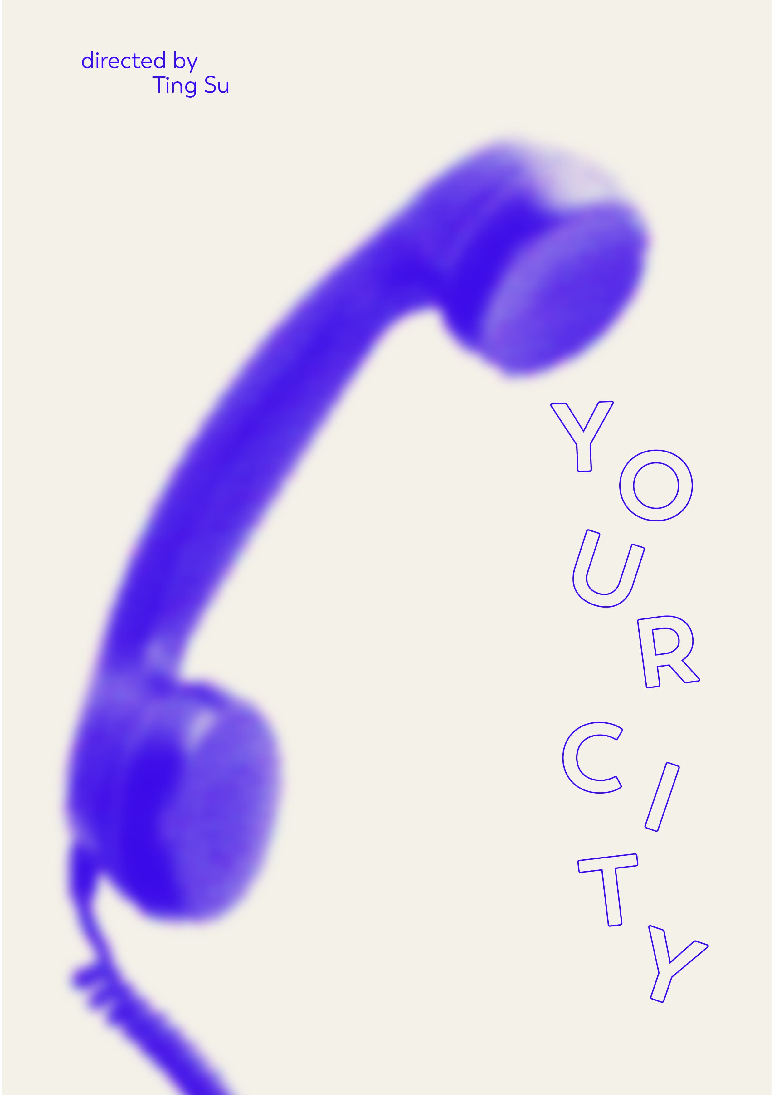 Your City film poster featuring a blue telephone handset
